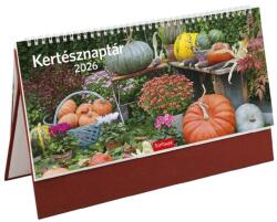  TopTimer T054 KERTÉSZ Álló asztali naptár 2026, BORDÓ (26T541T-002)