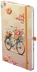 TopTimer Határidőnapló 2026, 018J Női naptár A5 (Heti beoszt. ) BICIKLI (26N018J-005)