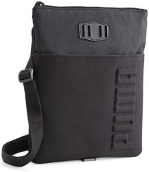 PUMA elegáns vékony férfi válltáska 3D domború mintás fekete