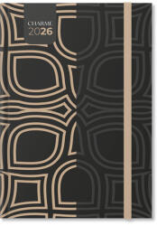 PD Period Charme Határidőnapló A/5 Napi Black 2026 (P41143424)