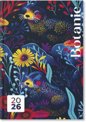 PD Period Botanic Határidőnapló A/5 Napi Dark 2026 (P41143429)