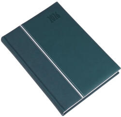 Realsystem Határidőnapló REALSYSTEM Kensington A/5 napi fehér lapos zöld 2026 (23_0938805)