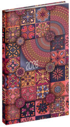 REALSYSTEM Zsebnaptár REALSYSTEM Picture álló fehér lapos Mozaik 2026 (23_090544)