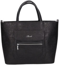 Karen rostbőr táska 2511 fekete virág