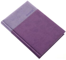 Realsystem Határidőnapló REALSYSTEM Lux A/5 napi fehér lapos lila 2026 (23_0341008)