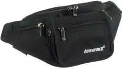 Adventurer Hat cipzáros fekete vászon övtáska Adventurer (BT 9001 fekete)