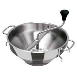 Inoxibar rozsdamentes zöldség/halpasszírozó, 32 x 13 cm, inox fogóval, fényes, 3 cserélhető passzírozóval (52232)