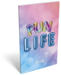 LIZZY CARD Zsebnaptár LIZZY CARD A/6 heti papírborítós Flow 2026 (21713) - papir-bolt