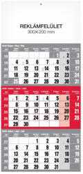 REALSYSTEM Speditőrnaptár REALSYSTEM 1 tömbös 3 havi piros üres fejrész 2026 (23_09417)