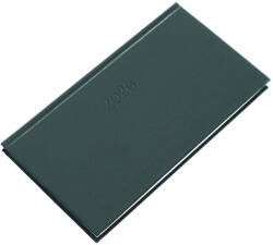 REALSYSTEM Zsebnaptár REALSYSTEM Standard fekvő fehér lapos zöld 2026 (23_0712405)