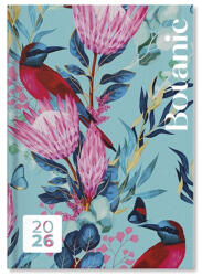 PD Calendar Határidőnapló Period Botanic A/5 napi Blue papír 2026