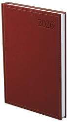 TopTimer Határidőnapló TOPTIMER Traditional T010 A/4 heti fehér lapos bordó 2026 (T010T-002) - papir-bolt