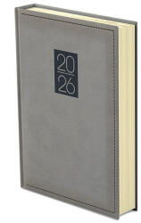 TopTimer Határidőnapló TOPTIMER Classic C020 B/5 napi sárga lapos szürke 2026 (C020C-005) - papir-bolt