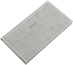 REALSYSTEM Zsebnaptár REALSYSTEM Bolero fekvő sárga lapos szürke 2027 (5712-43) - papir-bolt