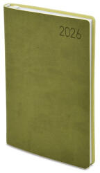 TopTimer Határidőnapló TOPTIMER Madeira M021 A/5 napi fehér lapos zöld-zöld 2026 (T021M-066) - papir-bolt