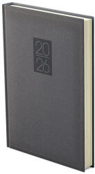 TopTimer Határidőnapló TOPTIMER Classic C021 A/5 napi sárga lapos fekete 2026 (C021C-003) - papir-bolt