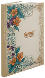 Realsystem Határidőnapló REALSYSTEM Picture B/5 heti fehér lapos Vintage 2026 (5611-64) - papir-bolt