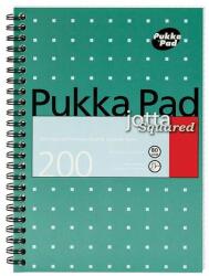 Pukka Pad Spirálfüzet kockás PUKKA PAD A/4 200 lapos Metallic türkiz (26004)