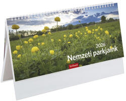 TOPTIMER Asztali naptár képes TOPTIMER T054 álló fehér lapos Nemzeti park fehér papír táblás 2027 (T542P-00P) - papir-bolt