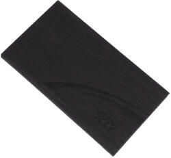 REALSYSTEM Zsebnaptár REALSYSTEM Fashion fekvő fehér lapos grafit 2026 (5700-03) - papir-bolt