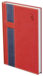 TopTimer Határidőnapló TOPTIMER Vario V012 B/6 heti fehér lapos piros-kék 2026 (T012V-002) - papir-bolt