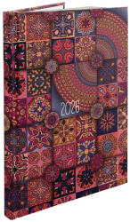 Realsystem Határidőnapló REALSYSTEM Picture B/5 heti fehér lapos Mozaik 2026 (5611-67) - papir-bolt