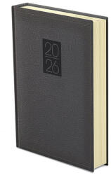 TopTimer Határidőnapló TOPTIMER Classic C020 B/5 napi sárga lapos fekete 2026 (C020C-003) - papir-bolt