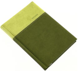 REALSYSTEM Zsebnaptár REALSYSTEM Lux B/6 álló fehér lapos zöld 2026 (5411-48) - papir-bolt