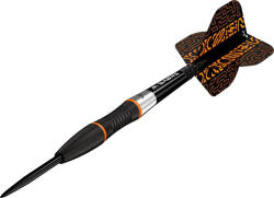 Mission Darts Dart szett Mission steel Horizon 22g, narancs-fekete PVD, 95% wolfram - gamecenter
