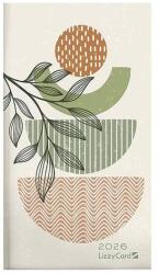 Lizzy card Zsebnaptár LIZZY CARD fekvő keménytáblás Abstract 2026 (21719) - fotoland