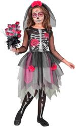 Widmann Rózsás csontváz jelmez 128-as (30346)