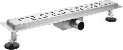 Rigoleinox Rigola dus cu gratar Greek, integral din inox, lungime 40cm