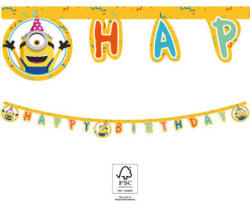Procos Minions The Rise of Gru, Minyonok Happy Birthday felirat FSC 2 m (PNN92139)