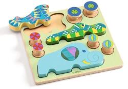 DJECO Formaillesztő guruló állatokkal - Színek - Djeco (DJ01081)