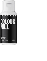 Colour Mill ételfesték, olajbázisú, fekete, 20 ml