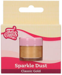 FunCakes csillámló por, klasszikus arany, 2, 5g