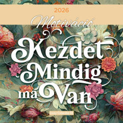  Falinaptár lemez nagy, 315x315mm, 2026. évi, Motiváció