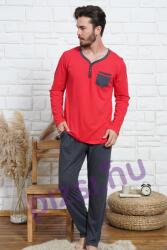 Vienetta Hosszúnadrágos férfi gombos pizsama (FPI0242 M)