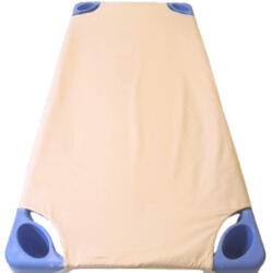  Bézs színű vízhatlan gumifüllel ellátott ovis lepedő - 55x130 cm