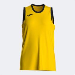 Joma CANCHA SLEEVELESS SHIRT kosárlabda mez sárga fekete 2XS