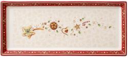 Villeroy and Boch V&B Winter Bakery Delight szögletes kínálótál 39, 7x17, 3cm (14-8612-2797)