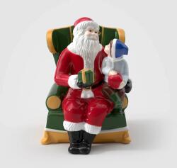 Villeroy & Boch V&B Christmas Toys zenélő doboz 15cm, Télapó fotelben (14-8327-6636)