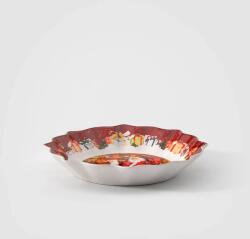 Villeroy and Boch V&B Toy's Fantasy süteményes tál 25cm, Télapó kívánságlistával (14-8332-3635)