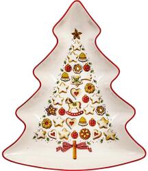Villeroy and Boch V&B Winter Bakery Delight karácsonyfa alakú kínálótál 27, 1cm (14-8612-3760)