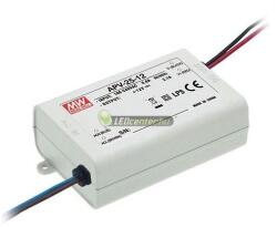 MEAN WELL APV-25-12 MEAN WELL stabilizált LED tápegység, 25W, 230V/DC12V