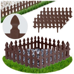 Plonos kerti szegély 240 cm PL-963 barna (496300)