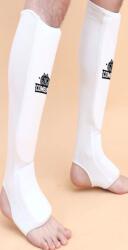 Tibiere din bumbac CombatX - protecție tibie + laba piciorului, spumă EVA, pentru karate/taekwondo/kickboxing XL (AS-24416-1-02)