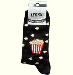 Yvonne vicces zokni - Popcorn mintával (Yv1013)