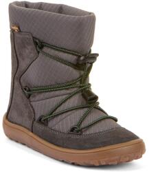 Froddo cizme barefoot de iarnă pentru băieți TEX TRACK WOOL Gray G3160251-1 | încălțăminte înaltă, ușor de încălțat | ghete impermeabile cu membrană și talpă flexibilă - 32