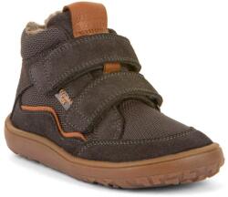 Froddo Ghete barefoot pentru copii Froddo TEX WOOL Grey Froddo G3110266-5W | ghete pentru copii cu închidere Velcro | încălțăminte din piele cu membrană și talpă flexibilă - 26